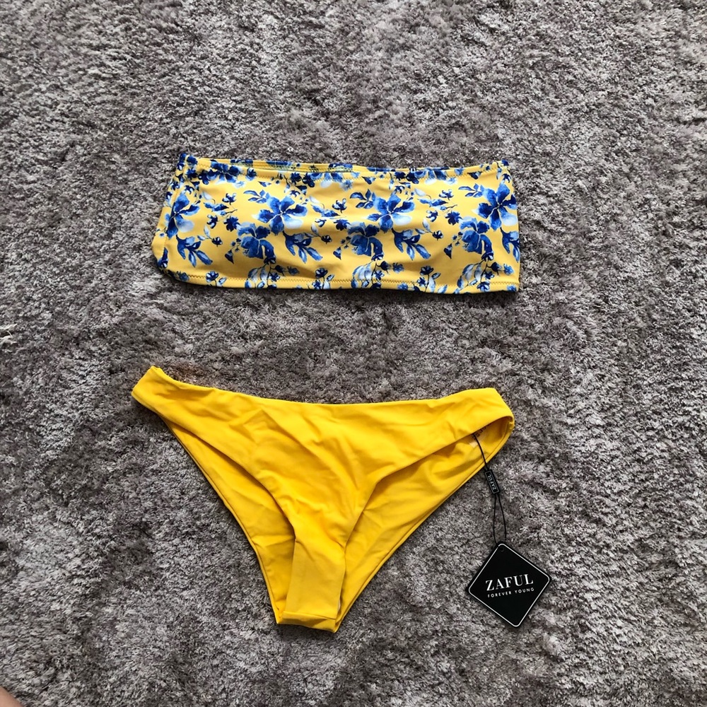 Floral Bandeau Bikini